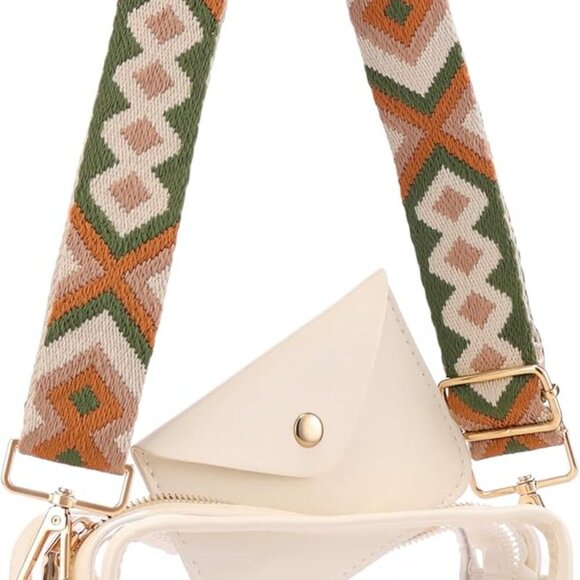 Versatile Clear Stadium Purse with Compact Wallet - Perfect for Events & Gifting - Picture 1 of 6